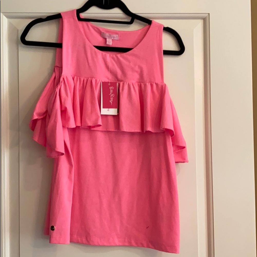 NWT Lilly Pulitzer Ruffle Tank.